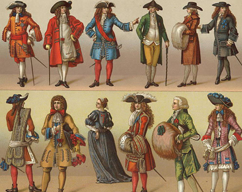 18世纪社会各阶层的领结样式