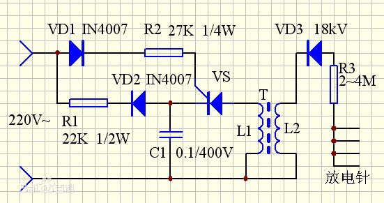 12v负离子发生器电路图图片